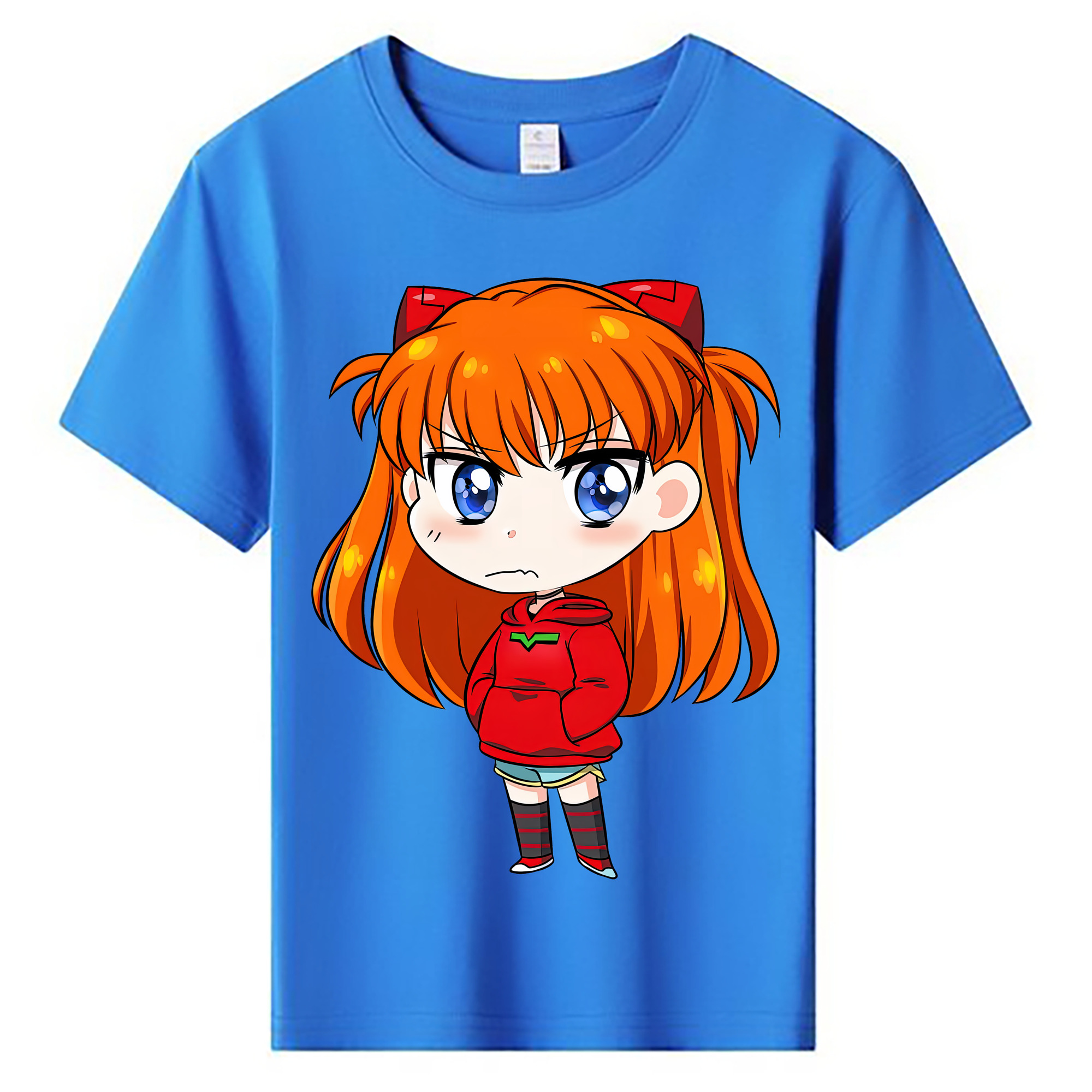 （画像用） EVA 新世紀エヴァンゲリオン 綿100％キッズTシャツ（フロントプリント）